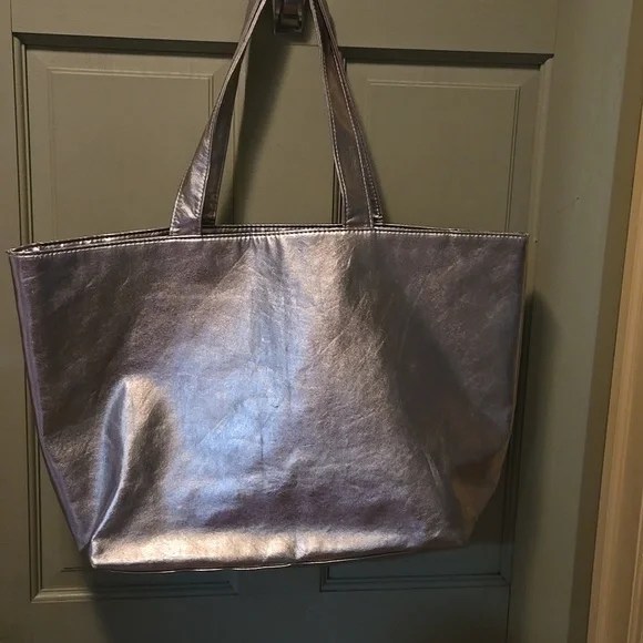 DISNEY THEME PARK AUTHENTIC EUC MICKEY TOTE BAG MICKEYS EARS ARE GLITTERY - Picture 3 of 8